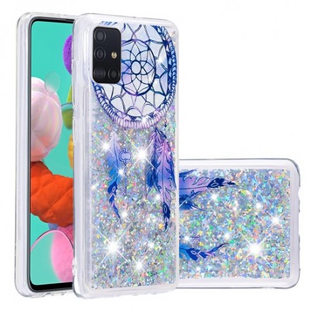 Samsung Galaxy A51 glitter hile unisieppari suojakuori