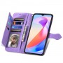 Honor X6A violetti suojakotelo vetoketjutaskulla