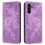 Samsung Galaxy A14 violetti norsu suojakotelo