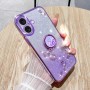 iPhone 16 violetti glitter sormuspidike suojakuori