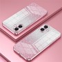 iPhone 16 pinkki glitter suojakuori