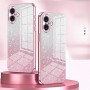 iPhone 16 pinkki glitter suojakuori