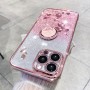 iPhone 16 Pro ruusukulta glitter sormuspidike suojakuori