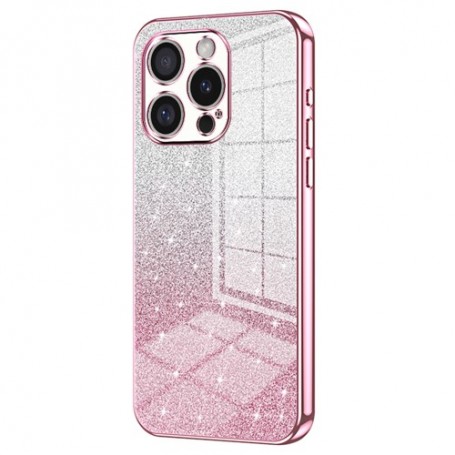 iPhone 16 Pro pinkki glitter suojakuori