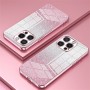 iPhone 16 Pro pinkki glitter suojakuori