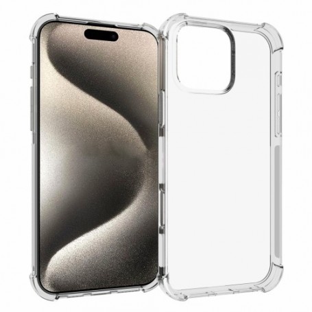 iPhone 16 Pro Max läpinäkyvä Bumper suojakuori