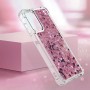 Samsung Galaxy A16 pinkki glitter hile suojakuori