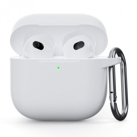 AirPods 4 latauskotelon valkoinen suojakuori